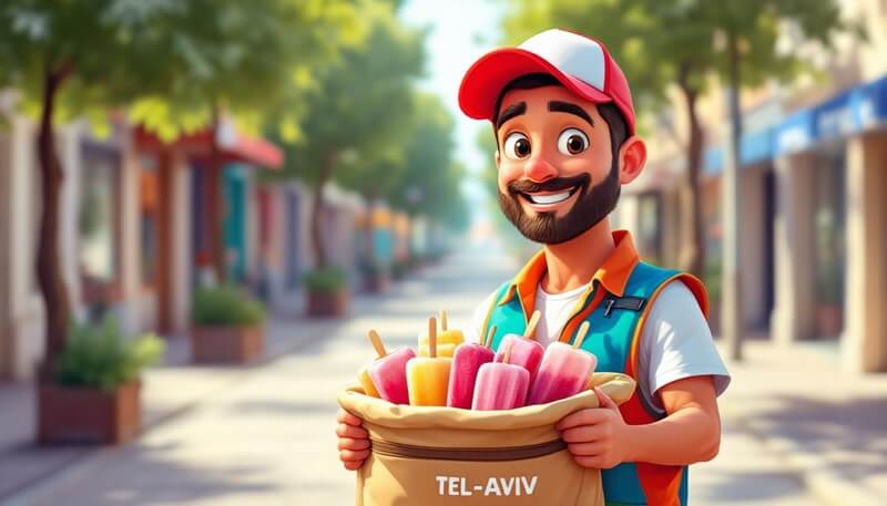 משלוח ארטיקים בתל אביב